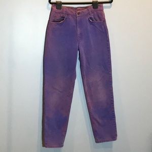Vintage Levi’s 550 Student Purple Pink Cotton Jeans USA